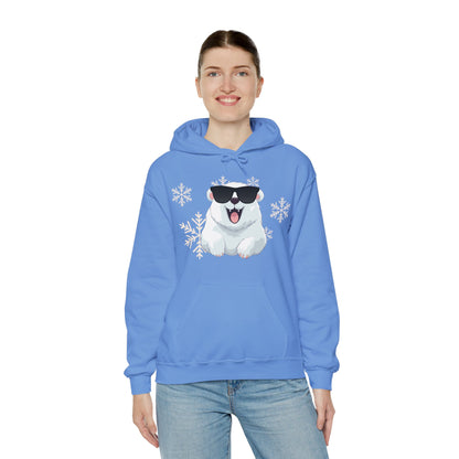 Polar Bear Unisex Heavy Blend™ Hooded Sweatshirt, fun, cool, Christmas