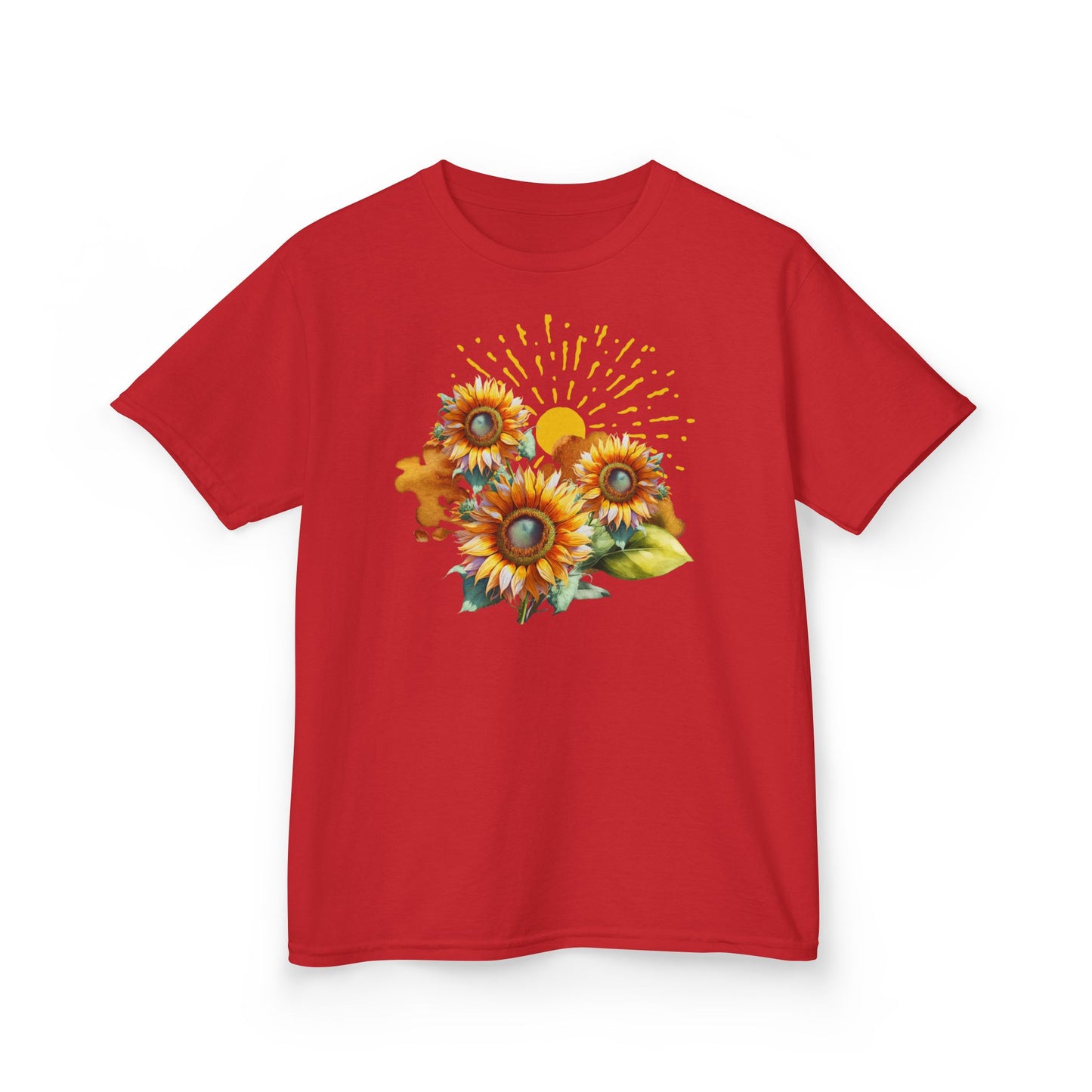 Sunflowers Kids Heavy Cotton™ Tee, spring, summer