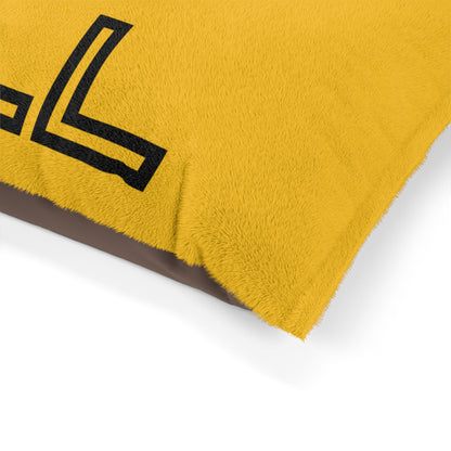 Chill with Polar Bear Pet Bed, Yellow
