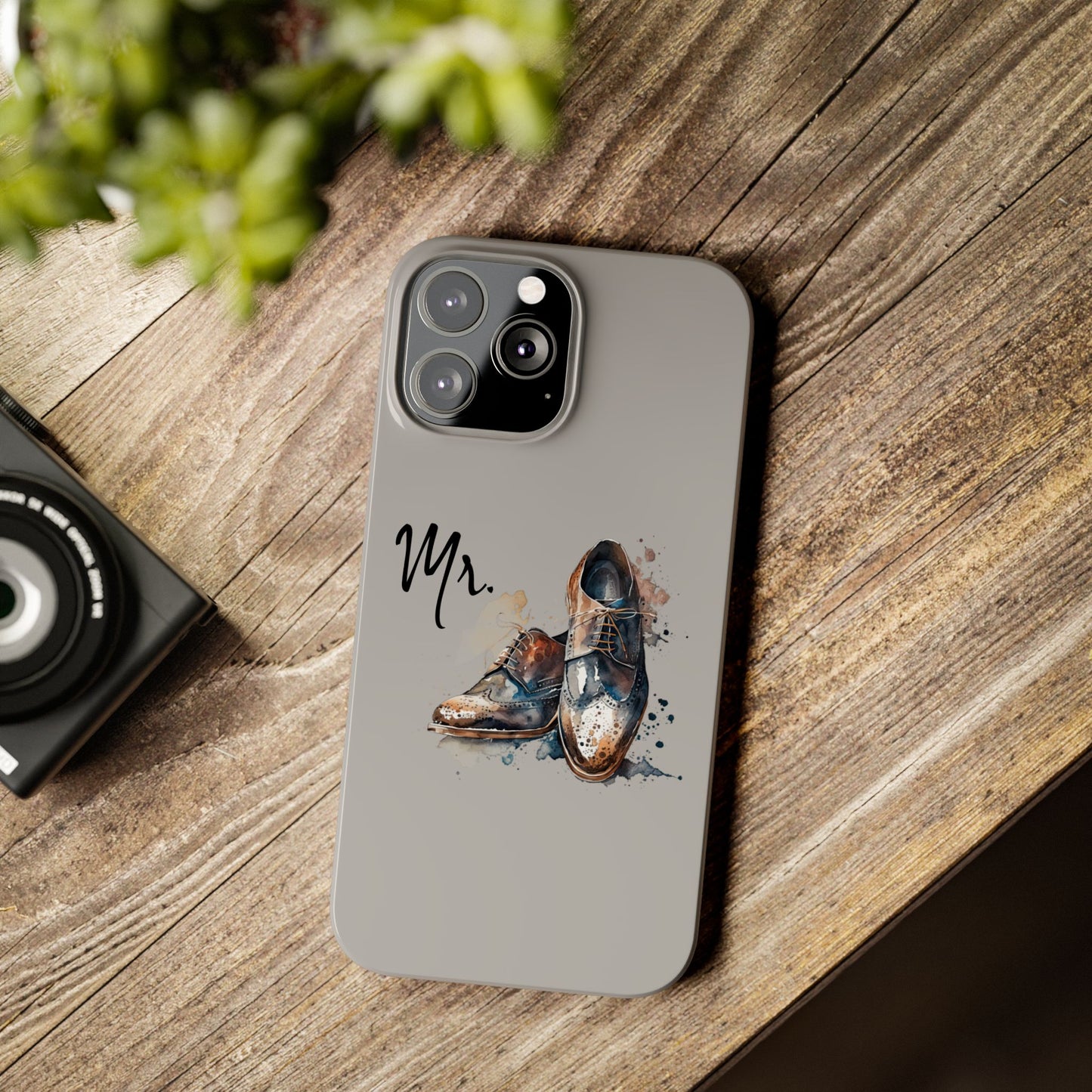 'Mr.' Slim iPhone Cases, vintage design, wedding, anniversary