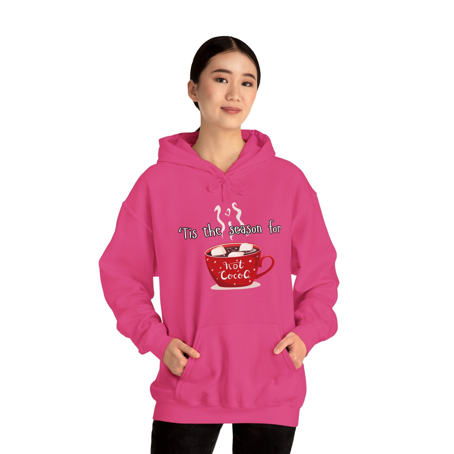 'Tis the Season for Hot Cocoa Unisex Heavy Blend™ Hooded Sweatshirt
