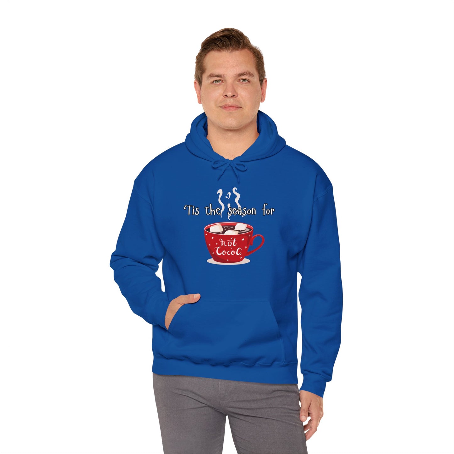 'Tis the Season for Hot Cocoa Unisex Heavy Blend™ Hooded Sweatshirt