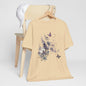 Flowers and Butterflies, Bella + Canvas T-shirt, spring, summer