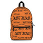 Just Jesus Backpack (crusta), gift, sleepover, camping, day trips, school
