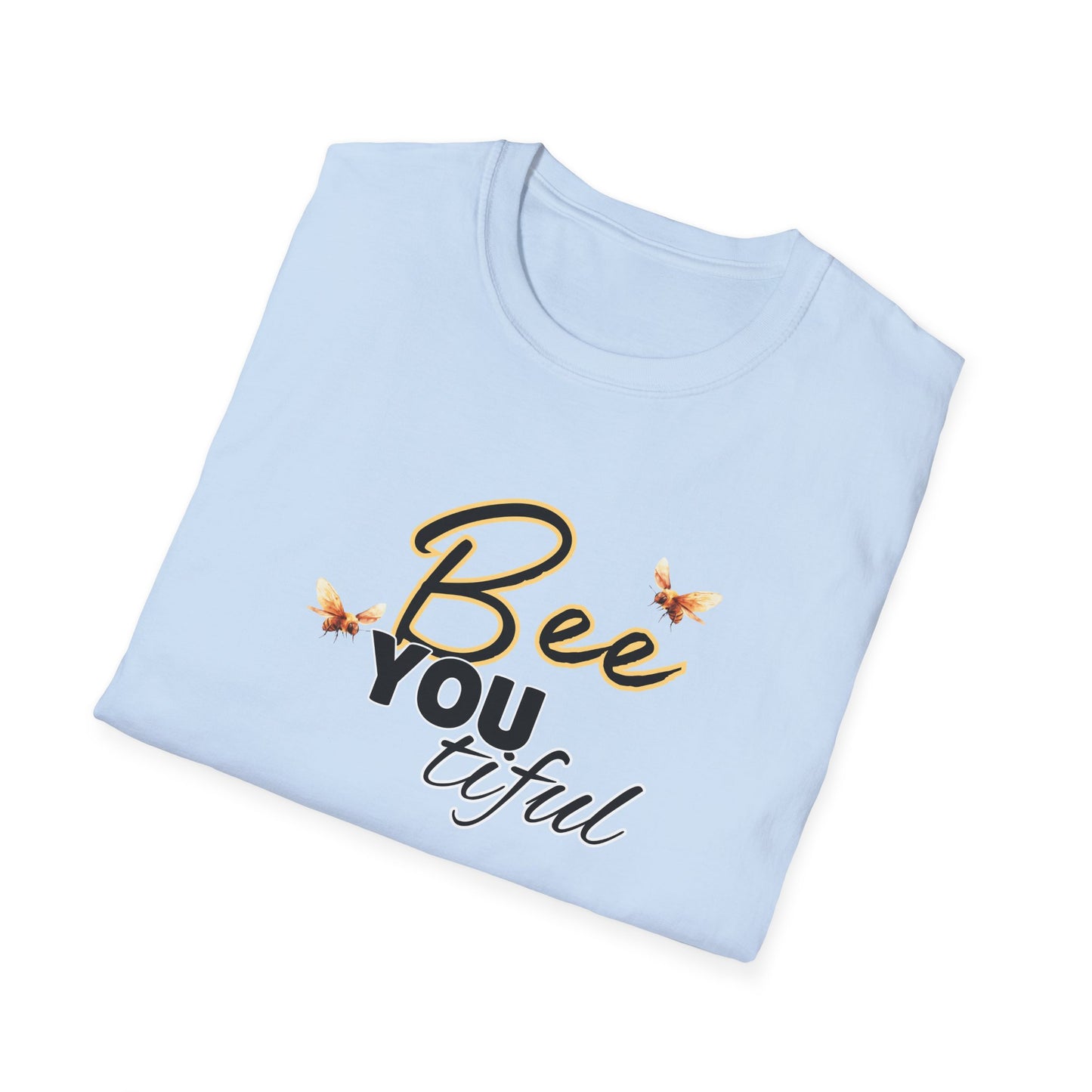 BeeYOUtiful Unisex Softstyle T-Shirt - Nature Inspired Graphic Tee