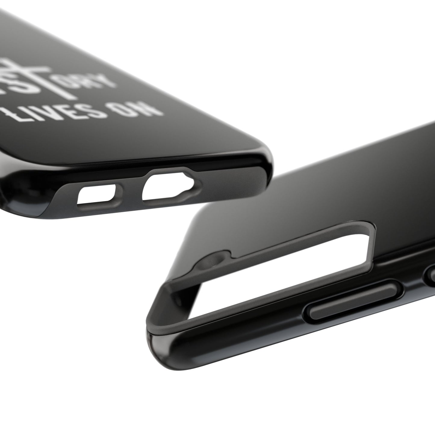 HIStory Lives On, Phone Cases - black & white
