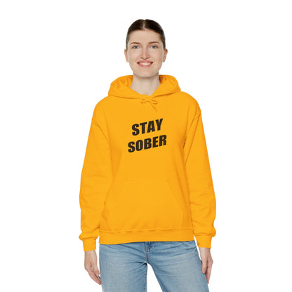 Stay Sober Hooded Sweatshirt, Christian gift, encouragement
