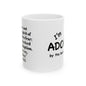 I'm Adopted by the best Father ever coffee mug; Christian gift, Romans 8;15