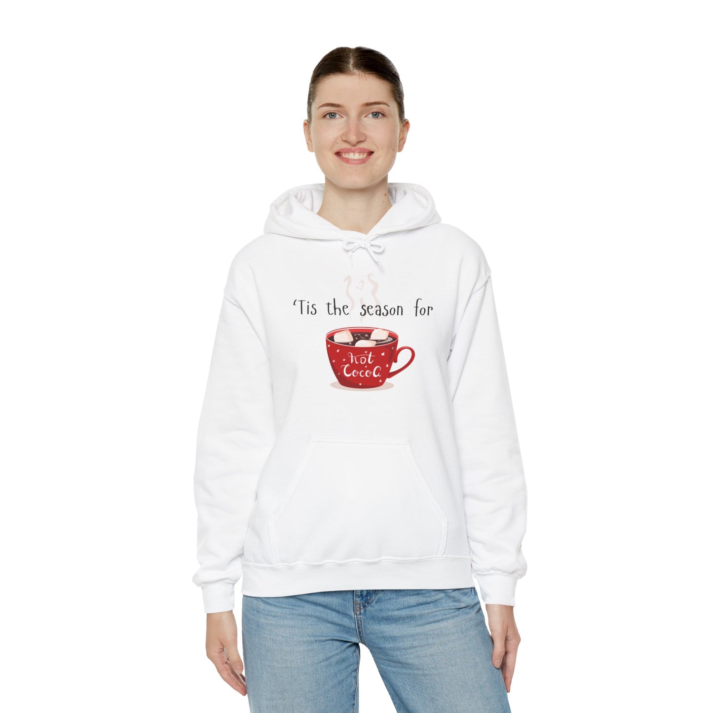 'Tis the Season for Hot Cocoa Unisex Heavy Blend™ Hooded Sweatshirt