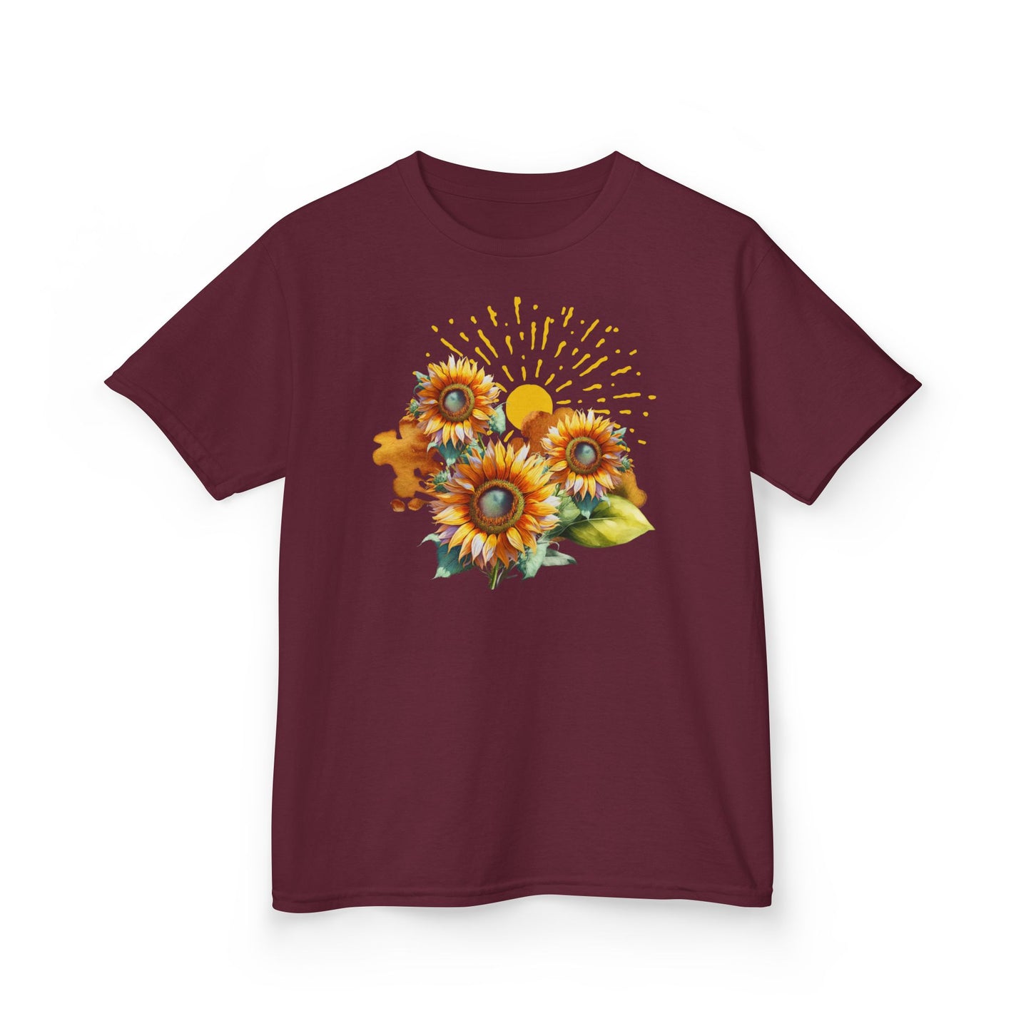 Sunflowers Kids Heavy Cotton™ Tee, spring, summer