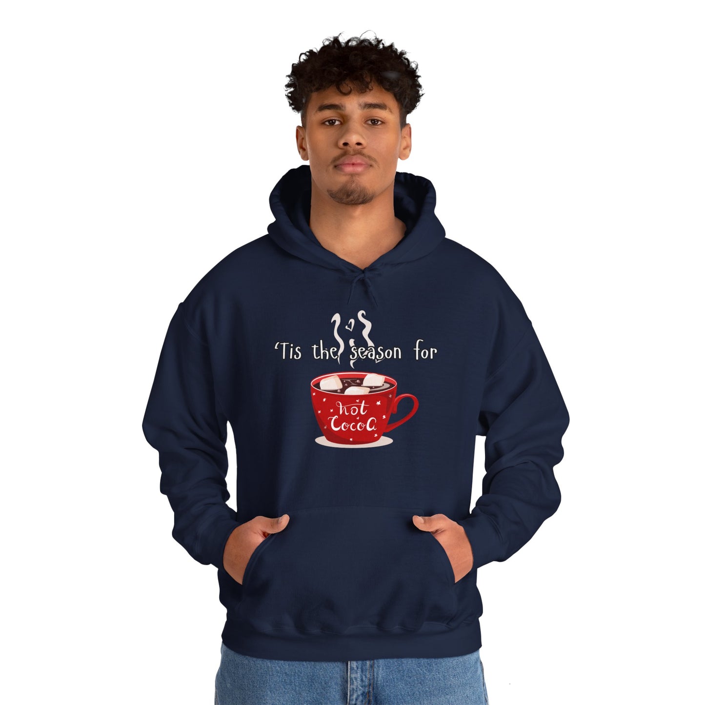 'Tis the Season for Hot Cocoa Unisex Heavy Blend™ Hooded Sweatshirt