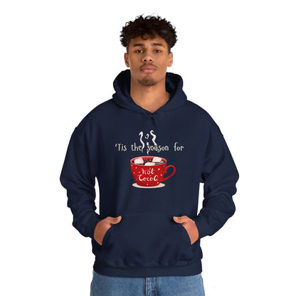 'Tis the Season for Hot Cocoa Unisex Heavy Blend™ Hooded Sweatshirt