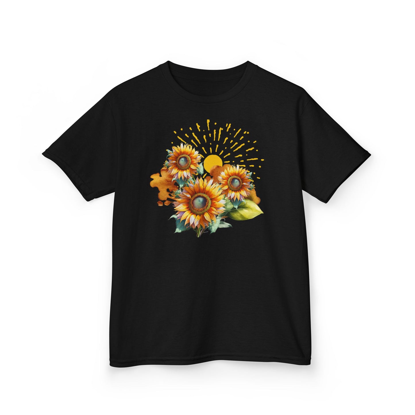 Sunflowers Kids Heavy Cotton™ Tee, spring, summer