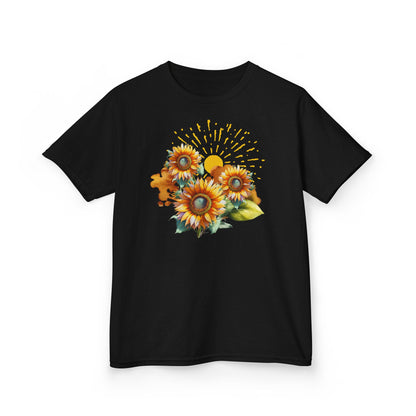 Sunflowers Kids Heavy Cotton™ Tee, spring, summer