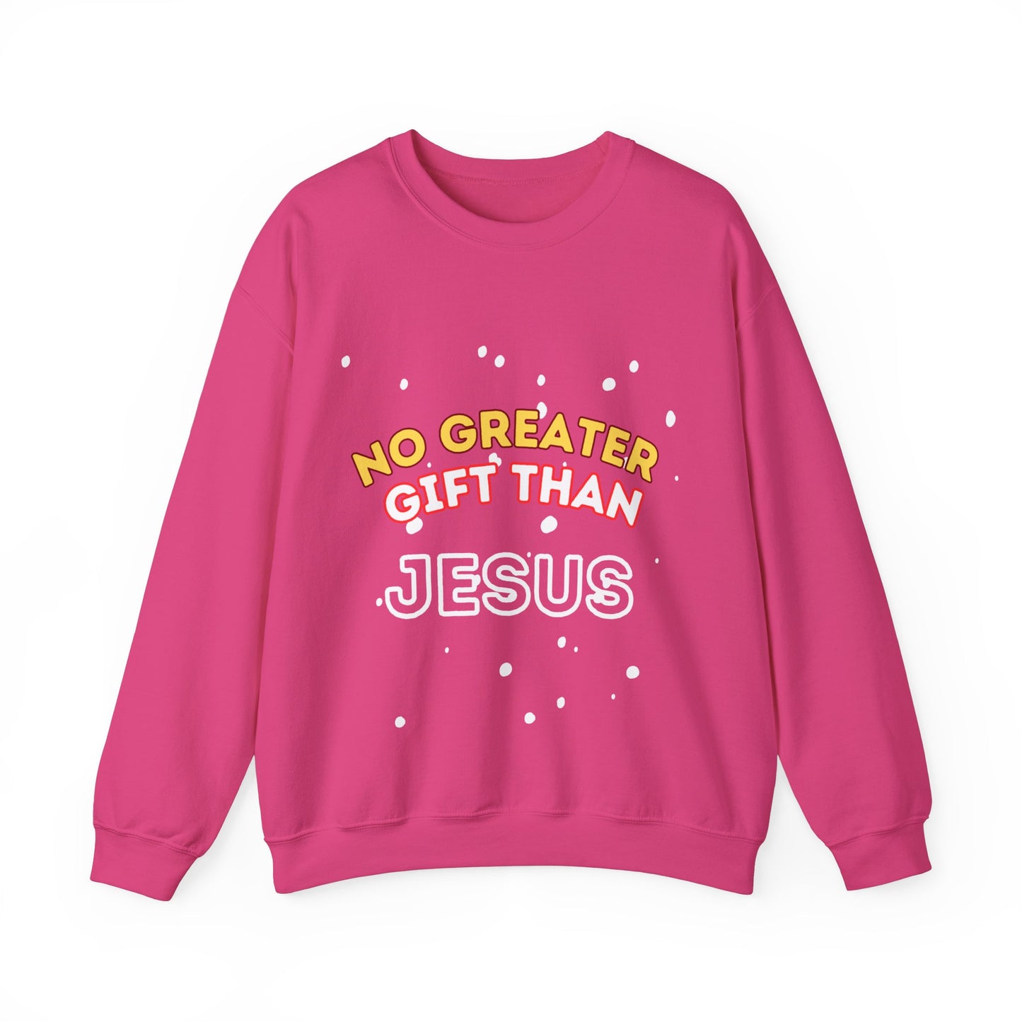 No Greater Gift Than Jesus Unisex Heavy Blend™ Crewneck Sweatshirt, Christmas