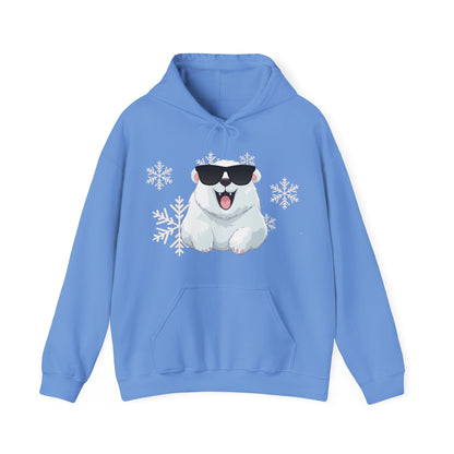 Polar Bear Unisex Heavy Blend™ Hooded Sweatshirt, fun, cool, Christmas