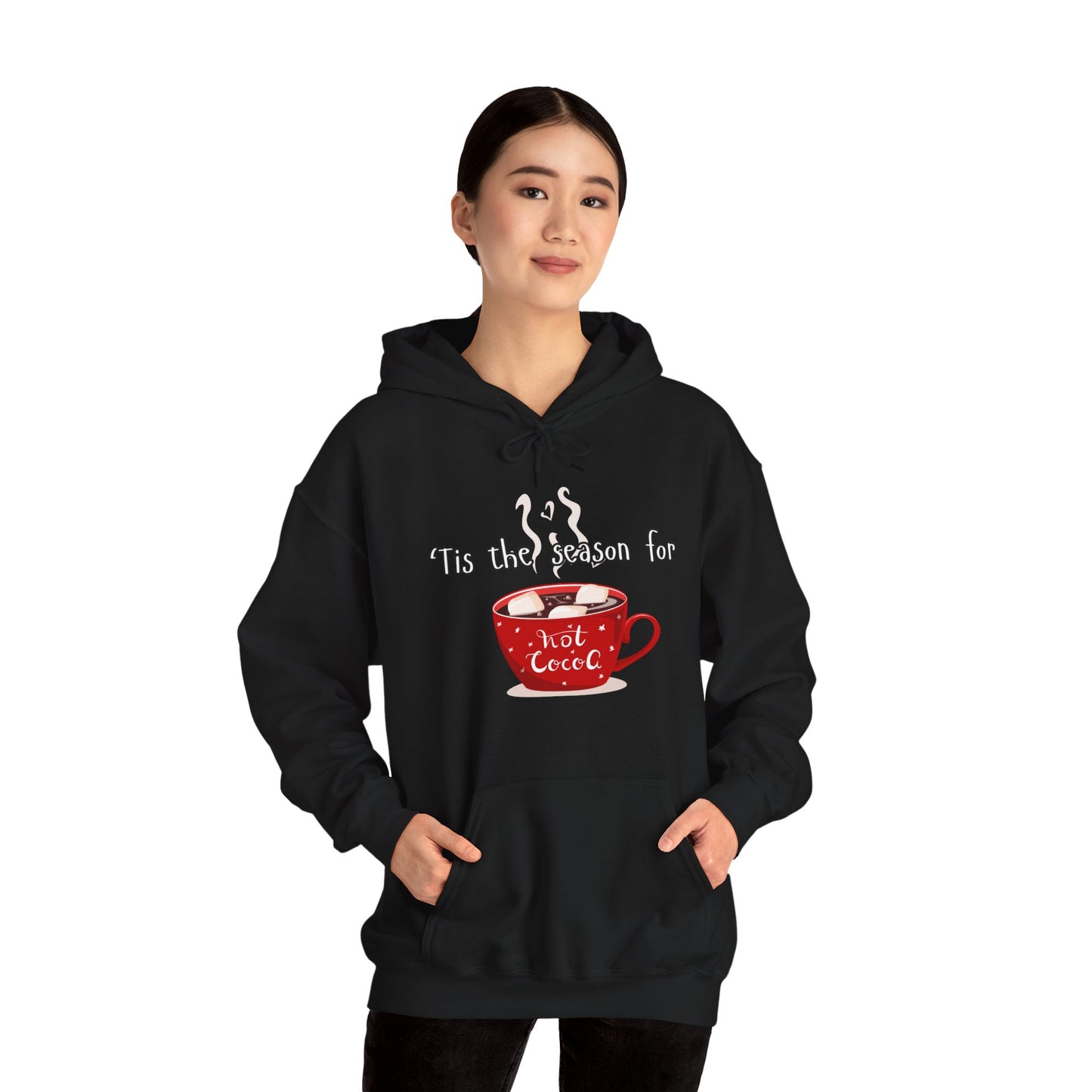 'Tis the Season for Hot Cocoa Unisex Heavy Blend™ Hooded Sweatshirt