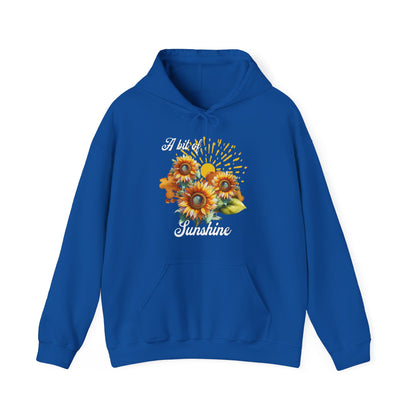 A Bit Of Sunshine hoodie with sunflowers, gift for her