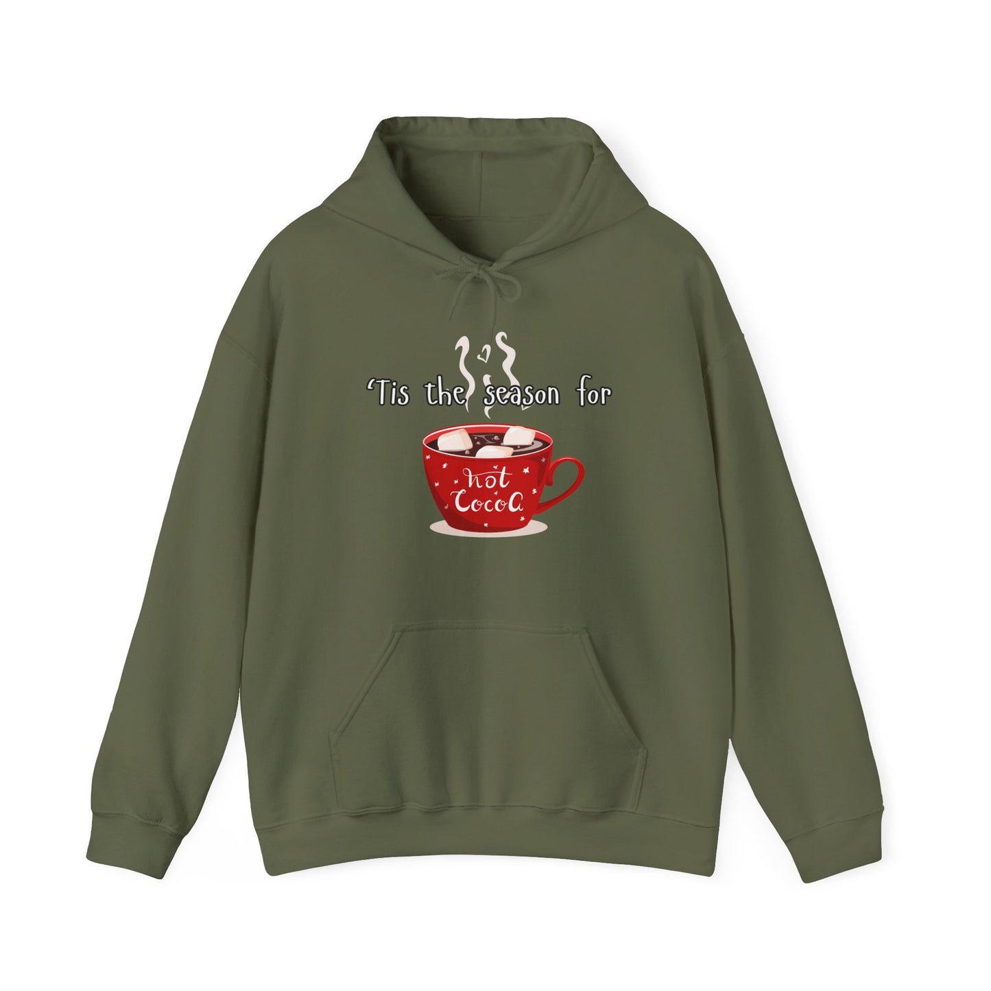 'Tis the Season for Hot Cocoa Unisex Heavy Blend™ Hooded Sweatshirt