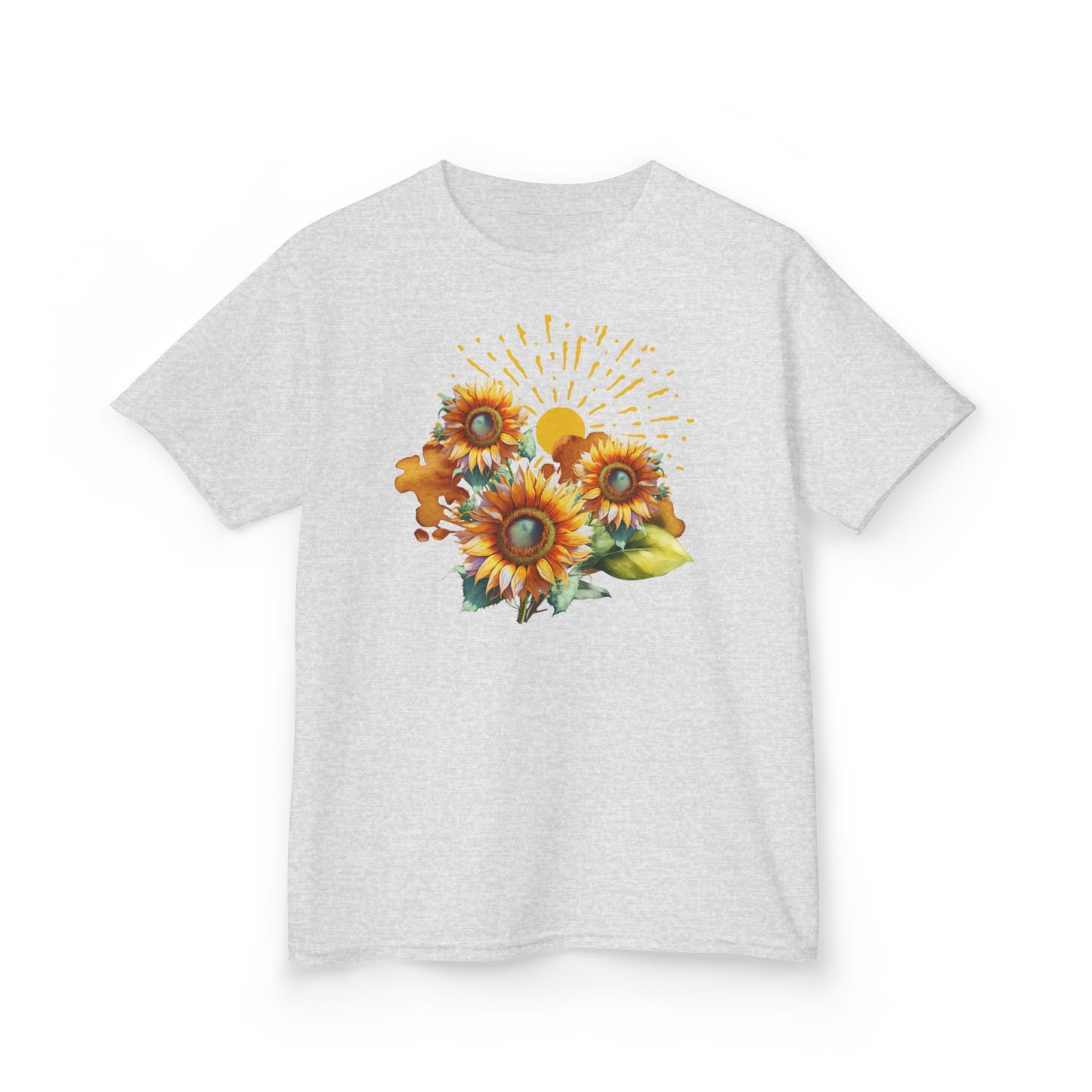 Sunflowers Kids Heavy Cotton™ Tee, spring, summer