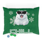 Chill with Polar Bear Pet Bed, Dark Green