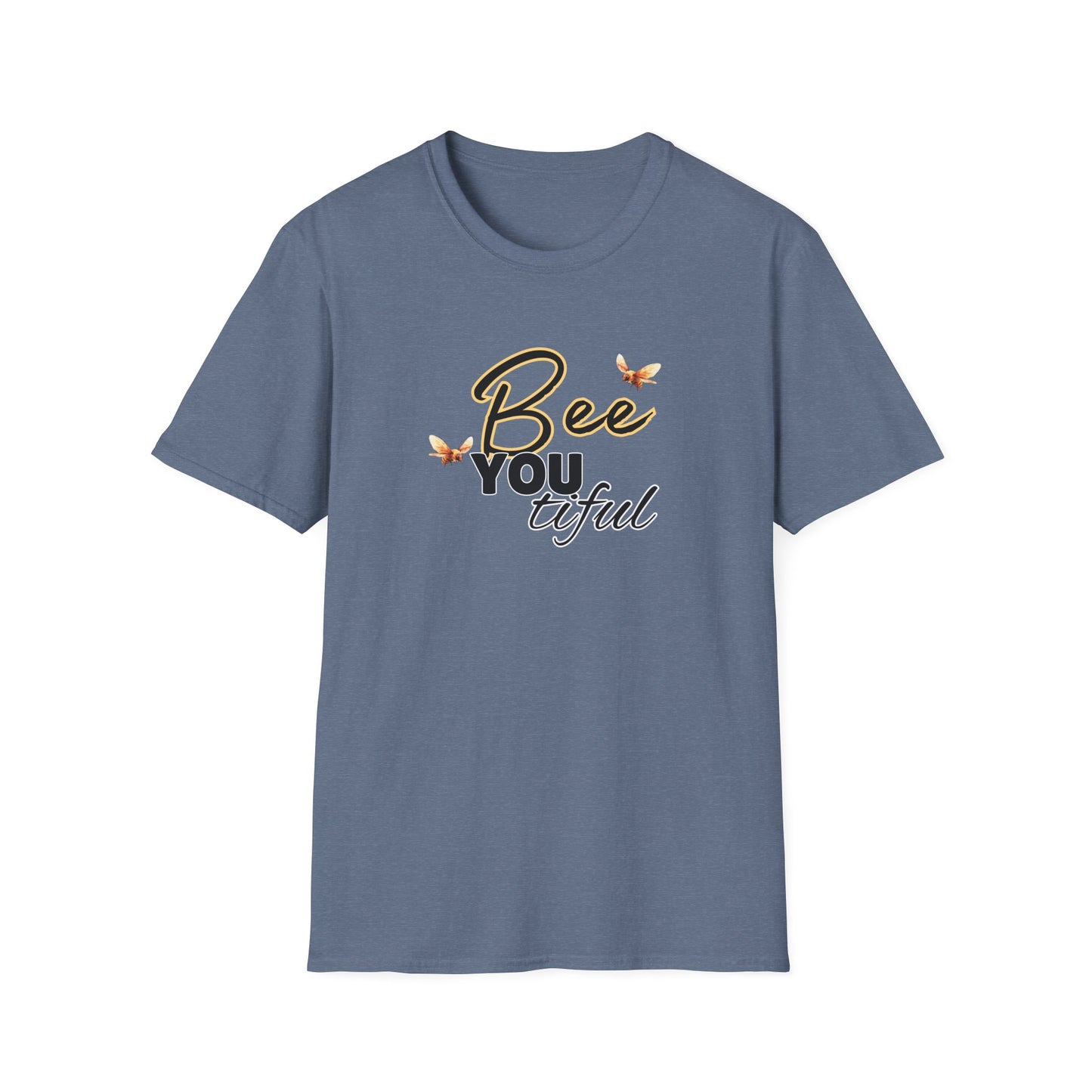 BeeYOUtiful Unisex Softstyle T-Shirt - Nature Inspired Graphic Tee