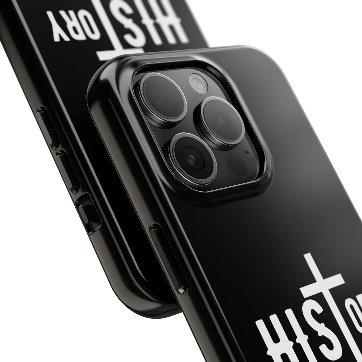 HIStory Lives On, Phone Cases - black & white
