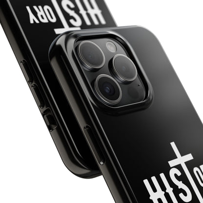 HIStory Lives On, Phone Cases - black & white