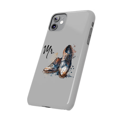 'Mr.' Slim iPhone Cases, vintage design, wedding, anniversary