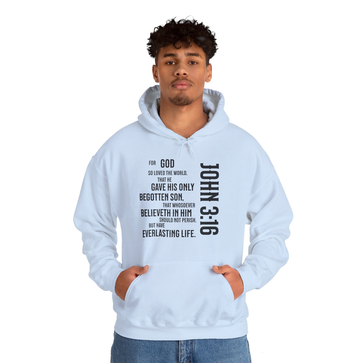 John 3:16 Unisex Heavy Blend™ Hooded Sweatshirt