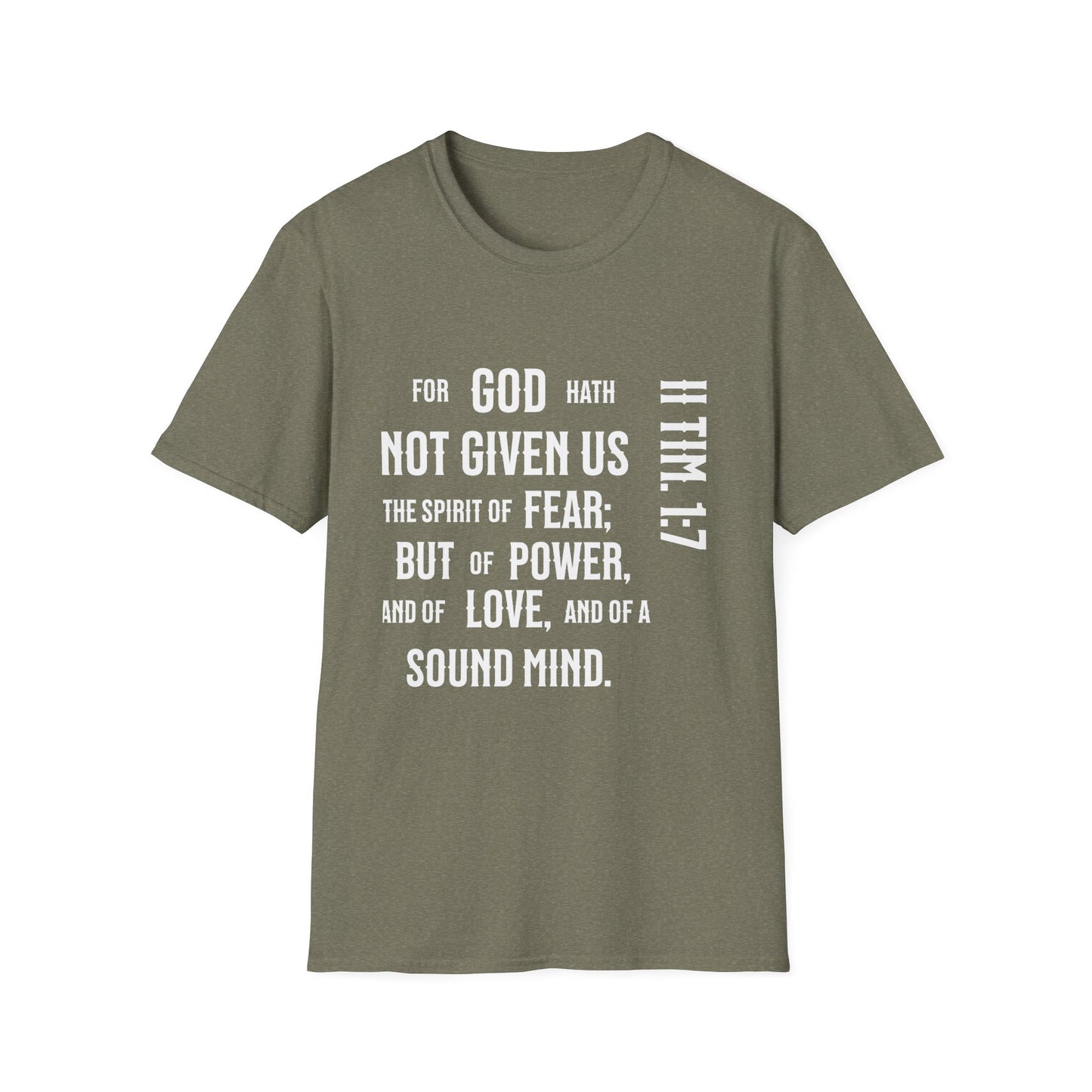 No Fear II Timothy 4:20, Unisex Softstyle T-Shirt - 2