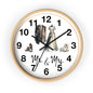 Mr & Mrs Wall Clock, vintage design, new couple, anniversary, housewarming gift