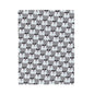 Polar Bear Velveteen Plush Blanket - Gray