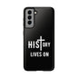 HIStory Lives On, Phone Cases - black & white