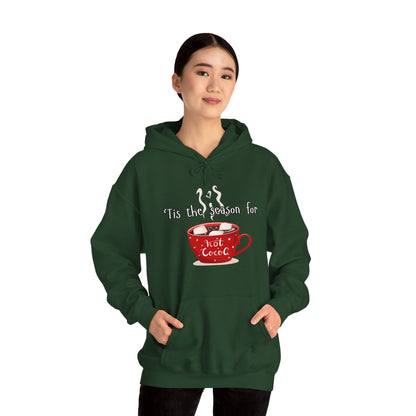 'Tis the Season for Hot Cocoa Unisex Heavy Blend™ Hooded Sweatshirt