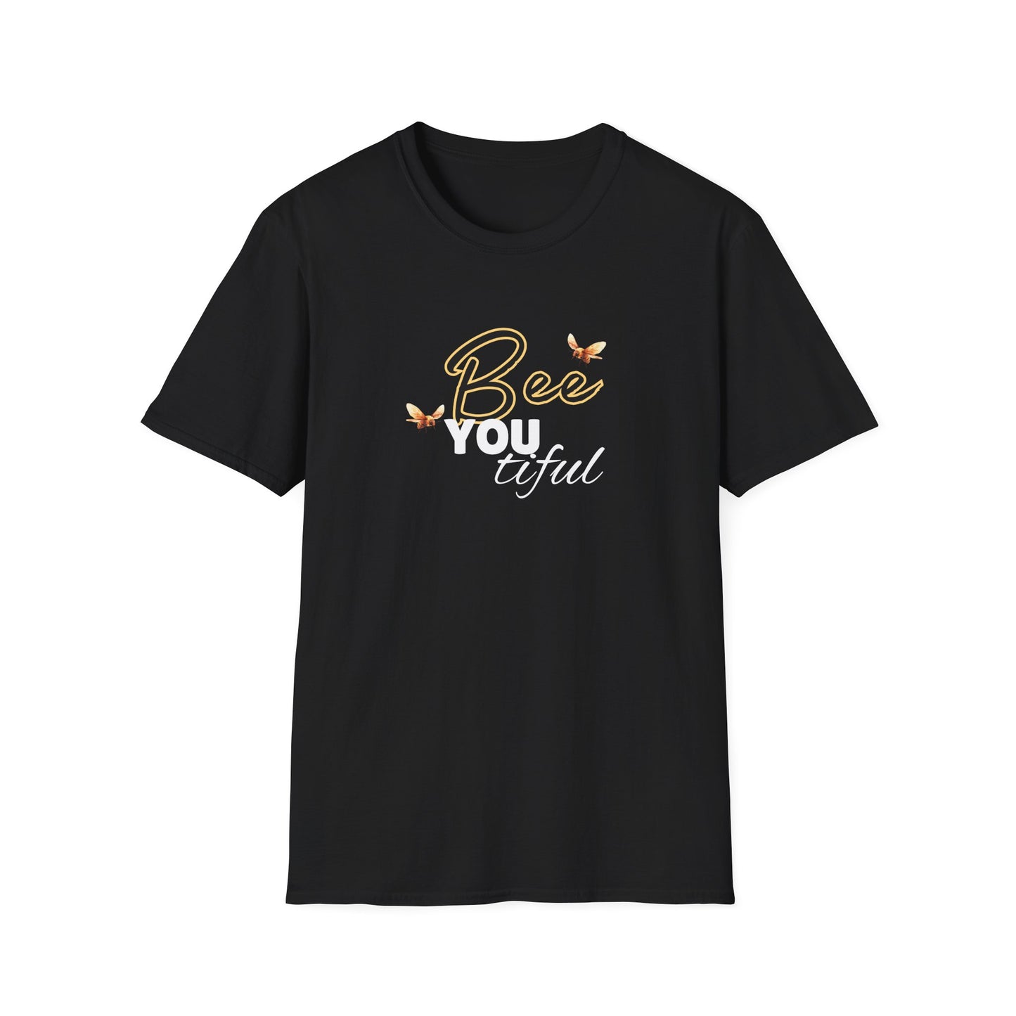 BeeYOUtiful Unisex Softstyle T-Shirt - Nature Inspired Graphic Tee - w
