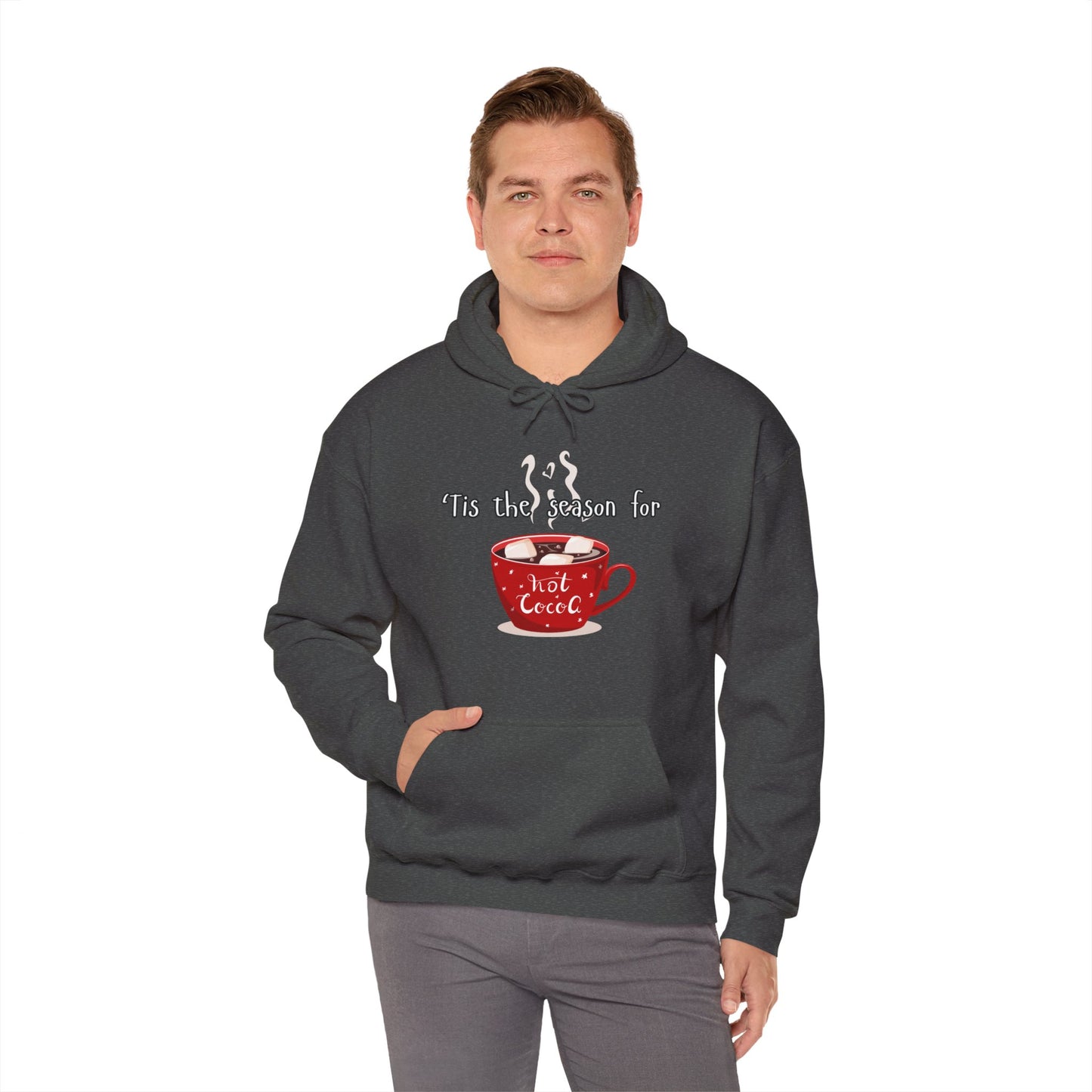 'Tis the Season for Hot Cocoa Unisex Heavy Blend™ Hooded Sweatshirt