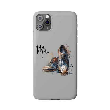 'Mr.' Slim iPhone Cases, vintage design, wedding, anniversary