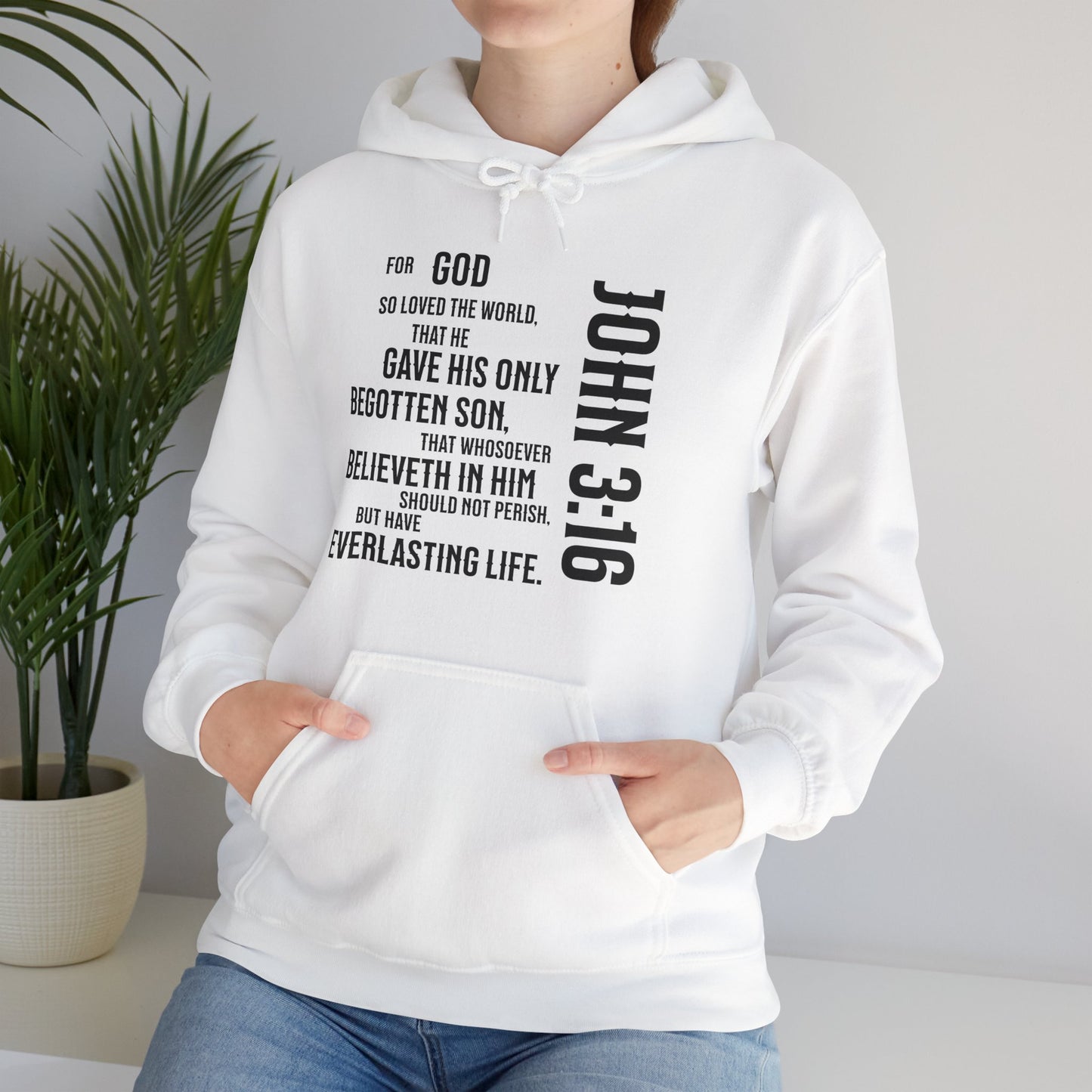 John 3:16 Unisex Heavy Blend™ Hooded Sweatshirt