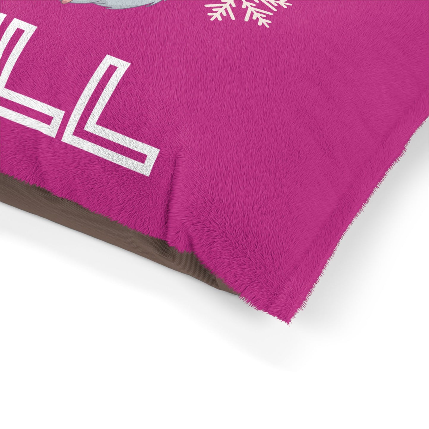 Chill with Polar Bear Pet Bed, Pink
