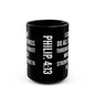 I Can Do All Things Through Christ Black, Philippians 4:13 Mug (11oz, 15oz)