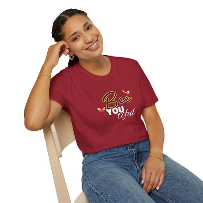 BeeYOUtiful Unisex Softstyle T-Shirt - Nature Inspired Graphic Tee - w