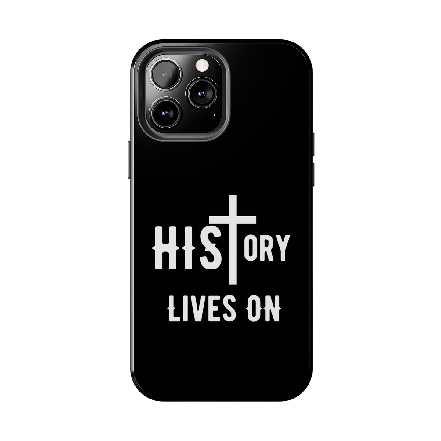 HIStory Lives On, Phone Cases - black & white