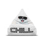 Chill w/ Polar Bear Bean Bag Chair Cover, White