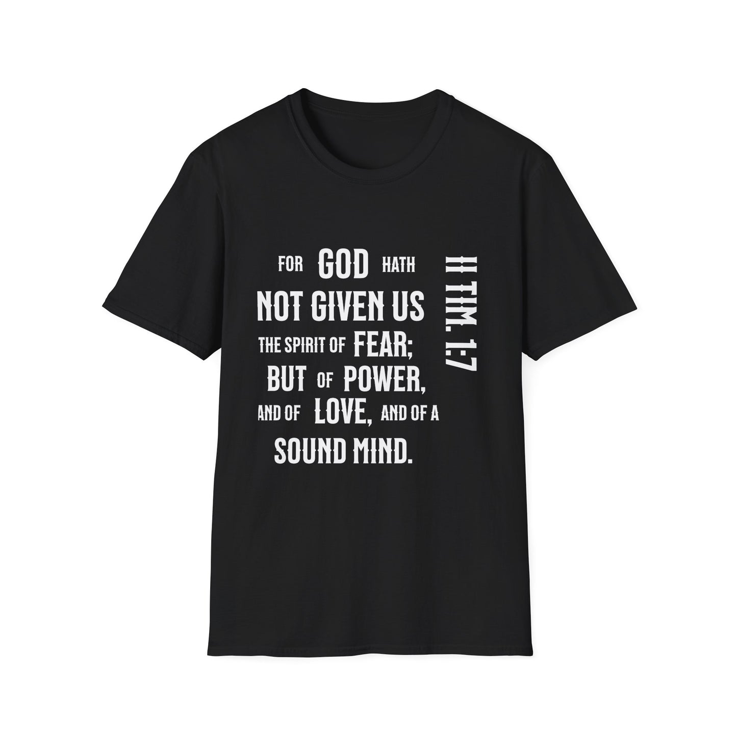 No Fear II Timothy 4:20, Unisex Softstyle T-Shirt - 2