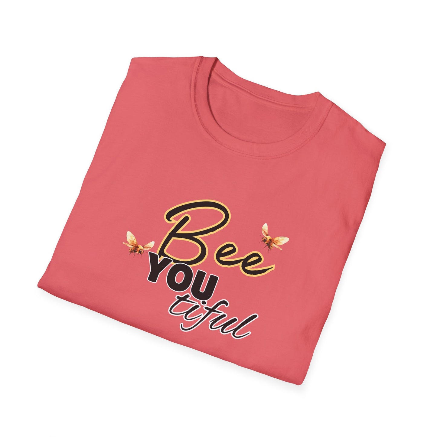 BeeYOUtiful Unisex Softstyle T-Shirt - Nature Inspired Graphic Tee