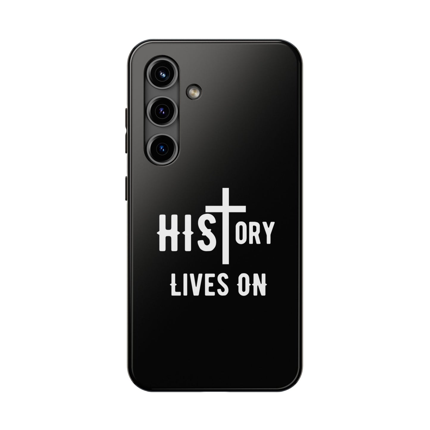 HIStory Lives On, Phone Cases - black & white