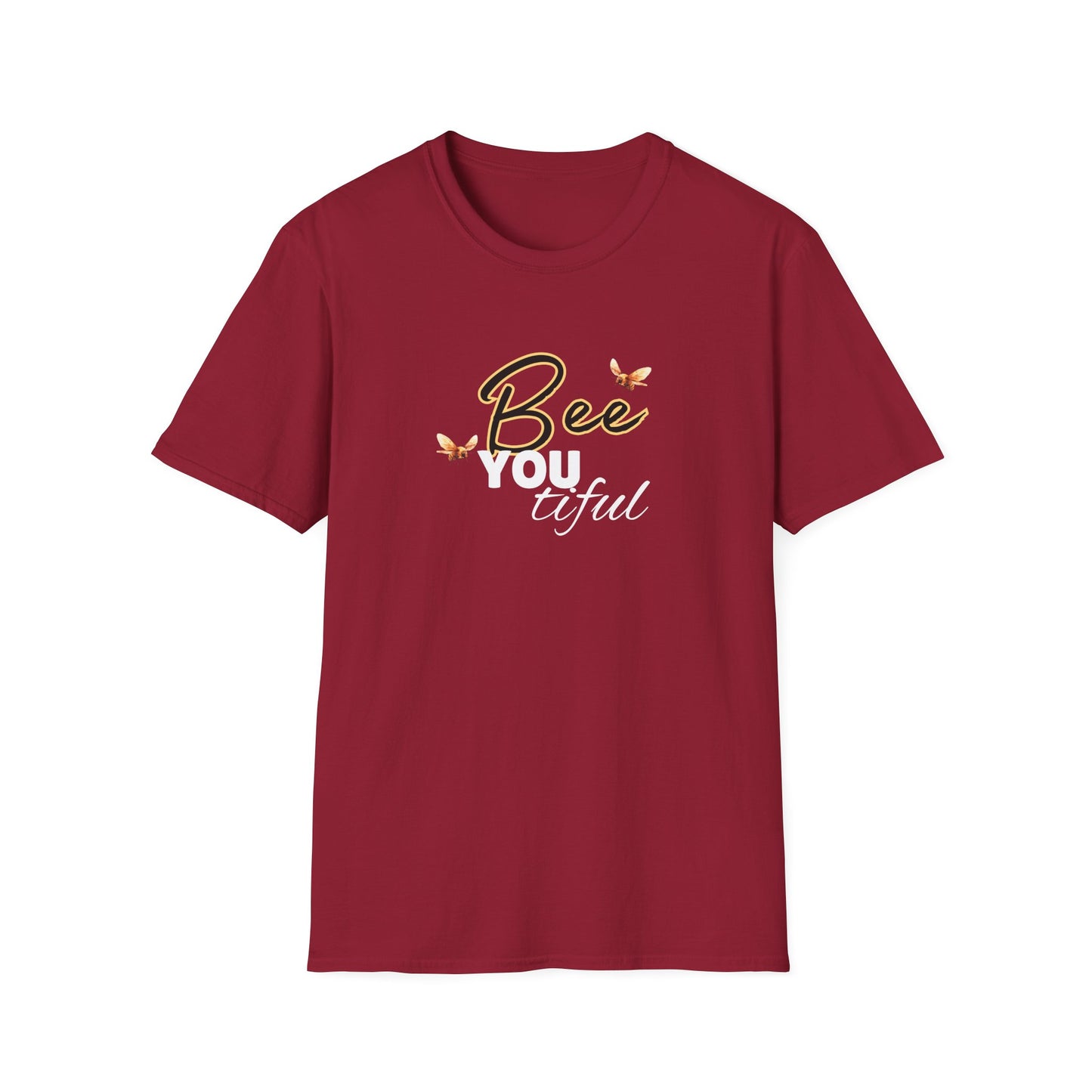 BeeYOUtiful Unisex Softstyle T-Shirt - Nature Inspired Graphic Tee - w