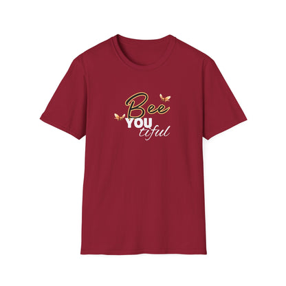 BeeYOUtiful Unisex Softstyle T-Shirt - Nature Inspired Graphic Tee - w