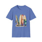 Surfing Vibes Unisex Softstyle T-Shirt - Beachy Graphic Tee